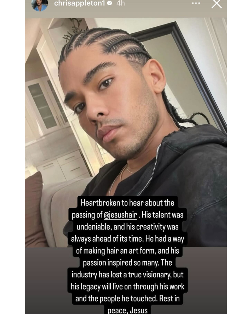 "Heartbroken to hear about the passing of Jesus Guerrero " He wrote