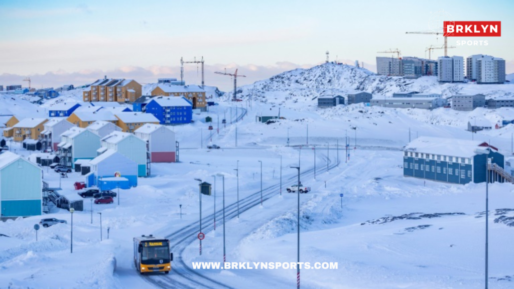 "Greenland's strategic Arctic location places it on the shortest missile route between Russia and the U.S.